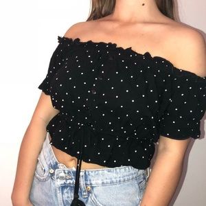 PacSun polka dot top